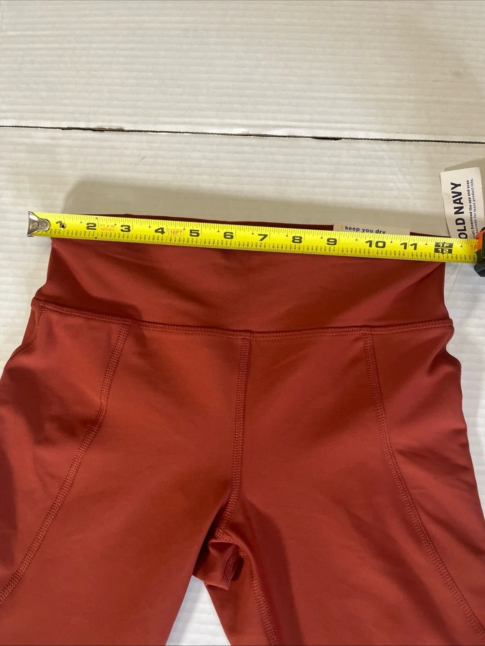 Old Navy Rust-Red High Rise Leggings